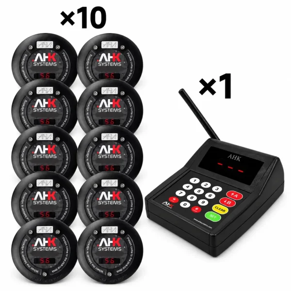 پکیج کامل پیجر لرزشی فراخوان مشتری 10 عددی